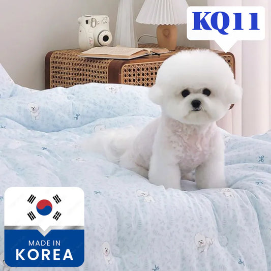 🇰🇷韓國棉被 🐶 比熊蝴蝶結四季被（薄款）